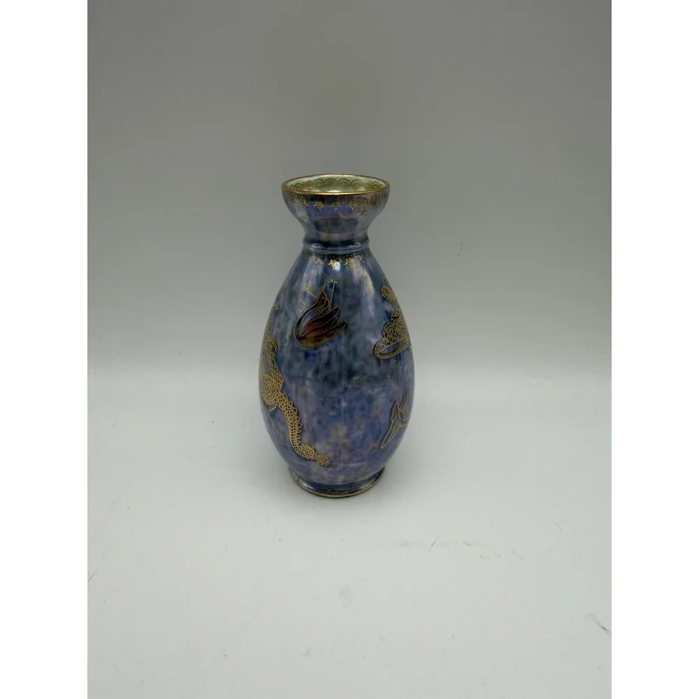 Wedgwood Fairyland Lustre Dragon Bird Vase Daisy Makeig-Jones England 5